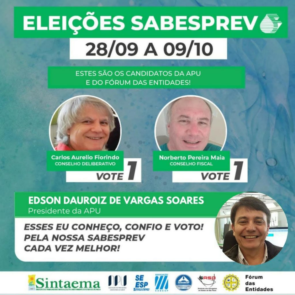 Eleições SABESPREV 2020 – Vote