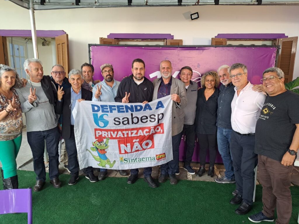 Luta pela Sabesp Pública: APU participa de encontro com o deputado Guilherme Boulos e de audiência em Santo André