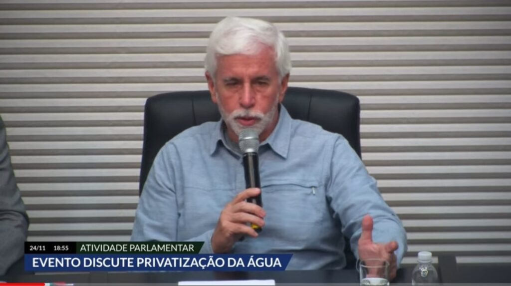 A luta em defesa da Sabesp pública continua: APU presente em mais um evento sobre a privatização da água em SP