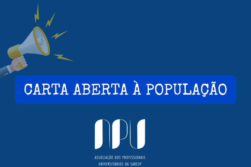 Carta aberta à população: Arsesp não cobra cumprimento de deliberação que reduz conta de água