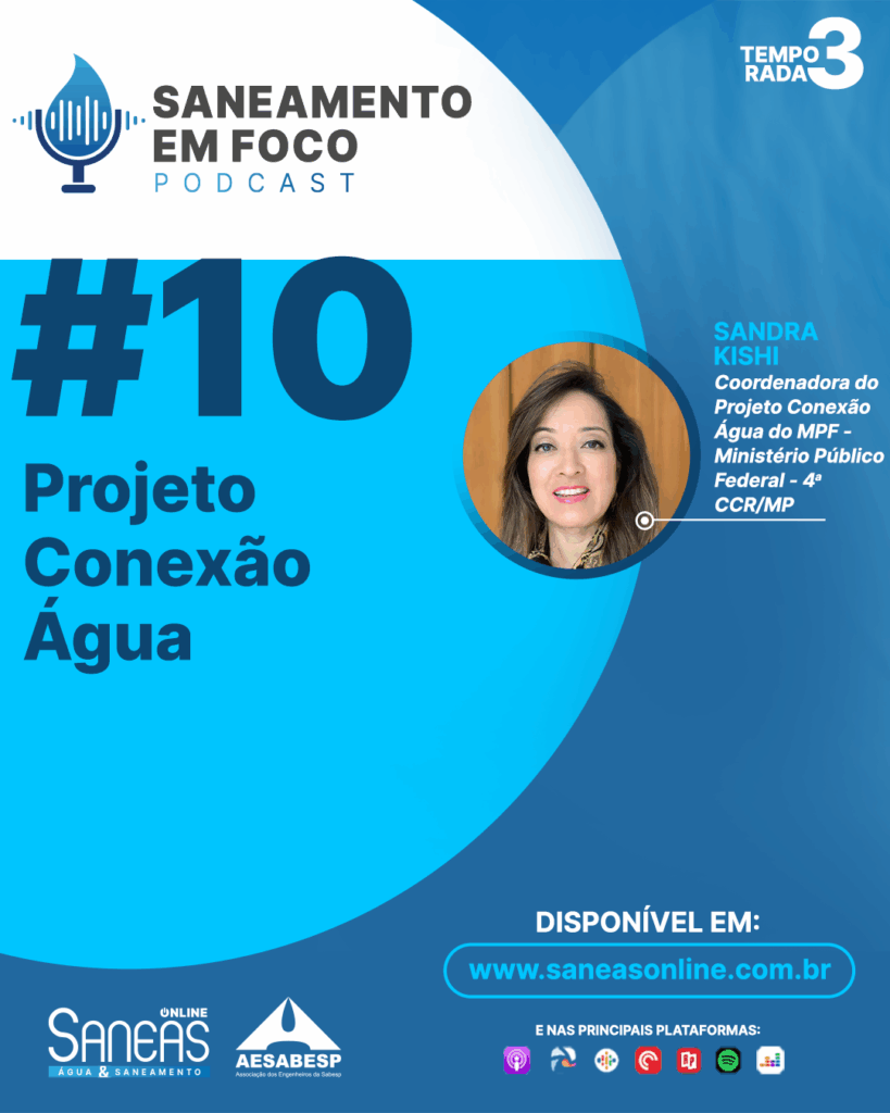APU e Grupo G9 presentes no episódio 10 do podcast Saneamento em Foco da AESabesp