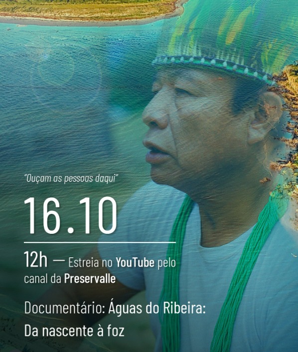 Documentário completo “Águas do Ribeira – Da nascente à foz” estreia no YouTube nesta quinta-feira, 16 de outubro